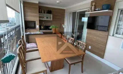PARQUE DA VILA PRUDENTE 120M² 3 quartos, 1 suíte, 2 salas, 3 banheiros, 2 vagas de garagem - varanda gourmet - lazer completo