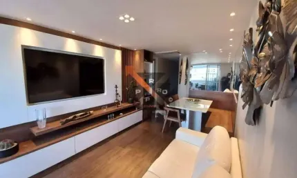 CAZA MOOCA FINO ACABAMENTO- VARANDA GOURMET MOBILIADO 70m² - 2 QUARTOS, 1 SUÍTE, 2 VAGAS E DEPÓSITO - LAZER