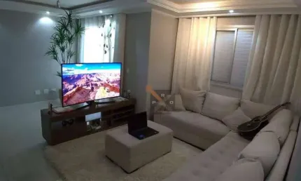 Lindo apto 3 dorms com sala ampliada-móveis planejados-sacada-metrô vila união