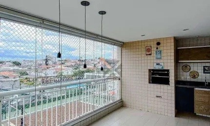 Apartamento varanda gourmet - próximo ao shopping anália franco