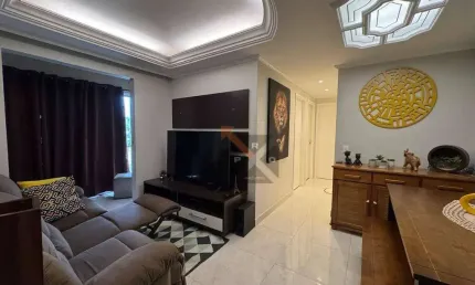 Lindo apartamento 3 dorms em porcelanato-sala integrada com a sacada-lazer completo-piscina-comércios-metrô-tatuapé-carrão