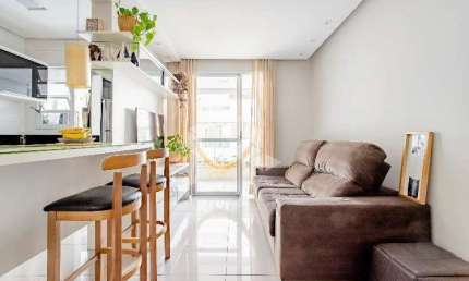 Apartamento  com dois dormitórios, semi mobiliado no João Paulo