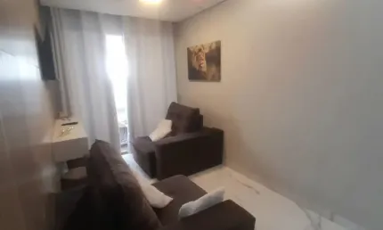 Apartamento 1 dormitório semi-mobiliado na guilhermina