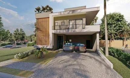 Casa à venda, 305 m² por r$ 2.490.000,00 - santorini residencial club - paulínia/sp