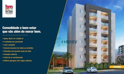Apartamento com 3 dormitórios à venda, 80 m² por R$ 520.000,00 - Brisa da Mata - Araucária - Paulínia/SP