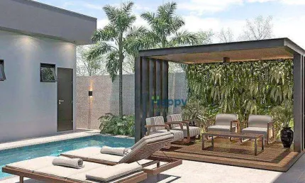 Casa com 3 dormitórios à venda, 220 m² por R$ 1.990.000,00 - Santorini Residencial Club - Paulínia/SP