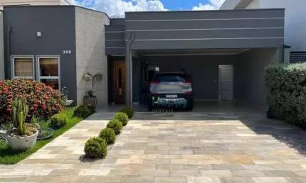 Casa com 3 dormitórios à venda, 200 m² por R$ 1.030.000,00 - Condomínio Residencial Raízes - Paulínia/SP