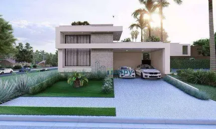 Casa com 3 dormitórios à venda, 219 m² por R$ 2.050.000,00 - Santorini Residencial Club - Paulínia/SP