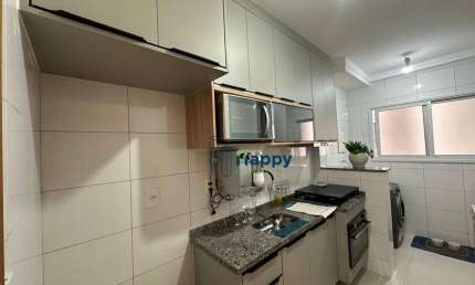 Apartamento com 2 dormitórios para alugar, 61 m² por R$ 3.420,00/mês - Residencial Paris - Paulínia/SP