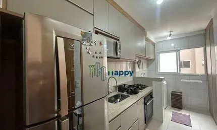 Apartamento com 2 dormitórios à venda, 61 m² por R$ 520.000 - Residencial Paris - Paulínia/SP