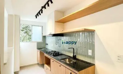Apartamento com 2 dormitórios para alugar, 50 m² por r$ 3.053,00/mês - residencial patagônia - paulínia/sp