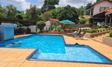 Casa de Campo para Locação em Atibaia, Rio abaixo, 3 dormitórios, 1 suíte, 3 banheiros, 4 vagas