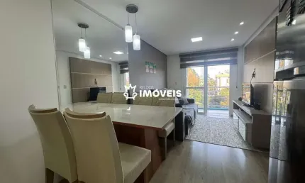 APARTAMENTO SEMIMOBILIADO COM 02 DORMITÓRIOS NO BAIRRO DESVIO RIZZO