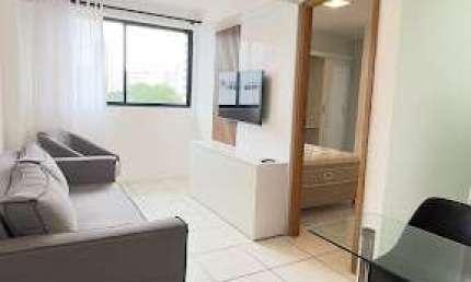 VENDE-SE APARTAMENTO DE 1 QUARTO COM SALA, COZINHA E ÁREA DE SERVIÇO - PISCINA NA COBERTURA - 34m - GRAÇAS