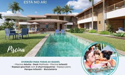 Casa de condomínio para venda possui 61 metros quadrados com 2 quartos