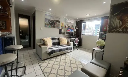 Apartamento 01 quarto 46 metros R$: 400.000 Cabo Branco - João Pessoa-PB