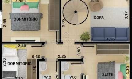 Cobertura com 3 quartos à venda no Higienópolis, São José do Rio Preto 