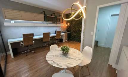 Sala Comercial Mobiliada e Decorada para Alugar, 46m² - Navarro Building