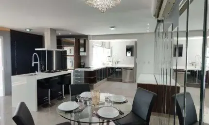 Cs042 - aluguel apartamento 100% mobiliado no edifício torre cenário