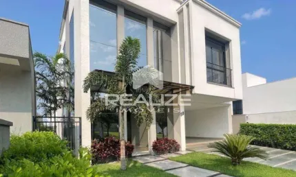 Sobrado à venda no condomínio terras alpha 2, mobiliado