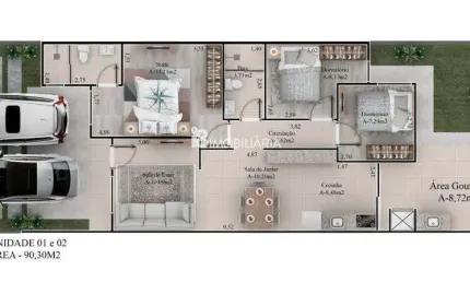 Casa com 3 quartos à venda na Indefinido, Parque Verde, Cascavel