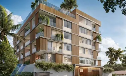 Ubatuba, Praia das Toninhas. Studio de 38 e 39m2, aptos 1 suíte e 01 banheiro com 51 e 61m2 e aptos 02 suítes e 1 Lavabo com 82m2