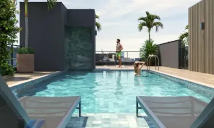 Ubatuba, toninhas - apartamento em construção com 01 dormitórios e área de lazer.