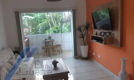 Ubatuba, Itaguá - Apartamento com 02 dormitórios, sendo 01 suíte.