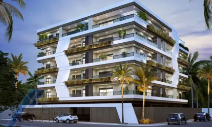 Ubatuba, itaguá - apartamento em construção com 02 dormitórios sendo 01 suíte e área de lazer.