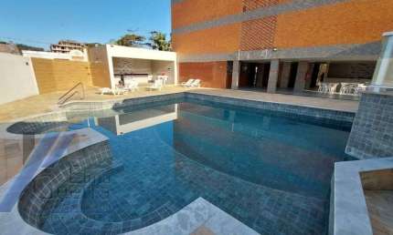 Ubatuba, Itaguá - Apartamento 50 metros do mar com 03 dormitórios, sendo 01 suíte e área de lazer.