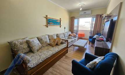 Ubatuba, Centro - Apartamento com 2 dormitórios sendo 01 suite, mobiliado.
