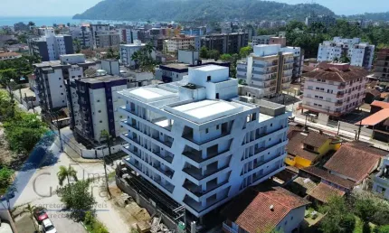 Ubatuba, Itaguá - Apartamento em construção com área total de 175m² e área útil de 145m².