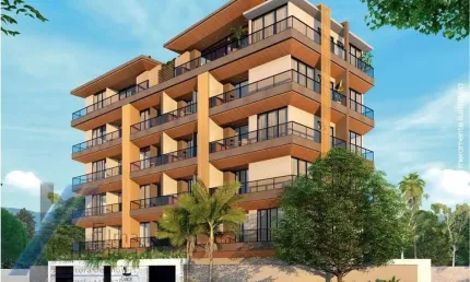 Ubatuba, Centro/Silope - Lançamento, apartamentos de 01 dormitorio e 02 suítes, piscina e solário.