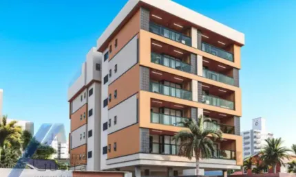 Ubatuba, itaguá - apartamento em construção com 02 dormitórios, sendo 01 suíte e área de lazer.