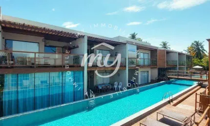 Imbassaí| Village 86m²| 2 Quartos| Nascente| Mobiliado| 4 Vagas