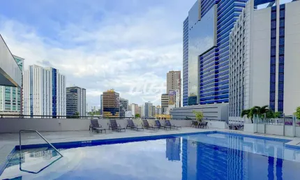 Caminho das Árvores| Boulevard Side| Apartamento Quarto e Sala 55m²| Nascente| 1 Vaga| Mobiliado