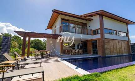 Praia do Forte| Casa Luxuosa Duplex| 424 m2| 4 Suítes| 4 Vagas| Área Gourmet| Piscina