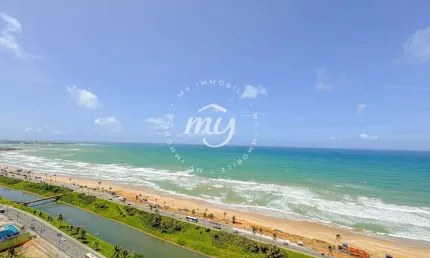 Jaguaribe| Apartamento 103 m²| Vista Mar Permanente| 3 Suíte