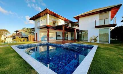 Praia do Forte| Casa Luxuosa| 402 m2| 5 Suítes| 5 Vagas| Área Gourmet| Piscina