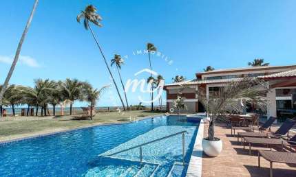 Itacimirim| Apto Duplex Pé na Areia| 95m²| 2 Suítes| Vista Mar Total| Mobiliado| 1 Vaga