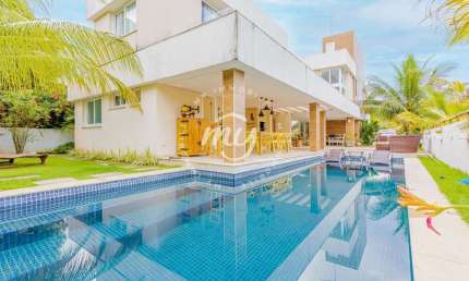 Guarajuba| Casa 380m²| 5 Suítes| 4 Vagas| Piscina| Área Gourmet Churrasqueira| Paraíso dos Lagos