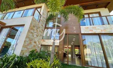 Praia do Forte| Praia Bella| Casa Duplex 474m²| 6 Suítes| 6 Vagas| Nascente e Mobiliada