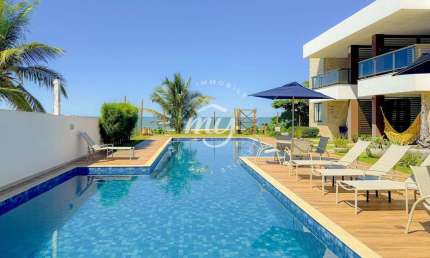 Itacimirim| Apartamento Pé na Areia 70m²| 2 Suítes| 2 Vagas| Mobiliado| Vista Mar