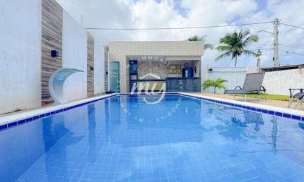 Barra do Jacuípe| Casa com 90m²| 3 Dormitorios sendo 2 Suites| Piscina| Area gourmet