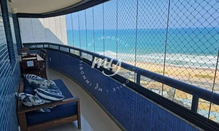 Jardim Armação| Apartamento com 71m²| Mobiliado| Vista Mar| 2 Dormitórios| 1 Vaga