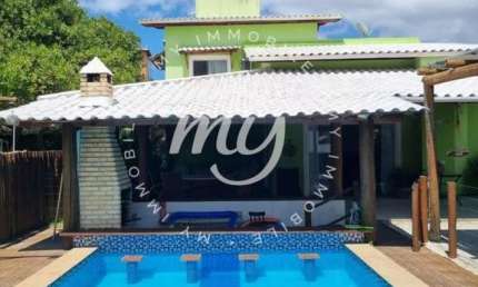 Guarajuba| Casa Duplex com 320m²| 4 Suítes| Piscina Privativa| Area Gourmet| Energia Solar