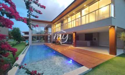Praia do Forte| Casa em Condomínio Alto Padrão| 375m²| 5 Suites| 7 Vagas