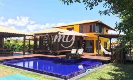 Costa do Sauipe| Casa Duplex com 450m²| 4 Suites| Alto Padrã