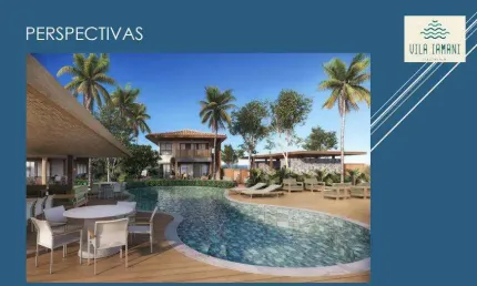 Itacimirim| Village Térreo com 80m²| Garden| 2 Suites| 2 Vagas| Na Praia da Espera