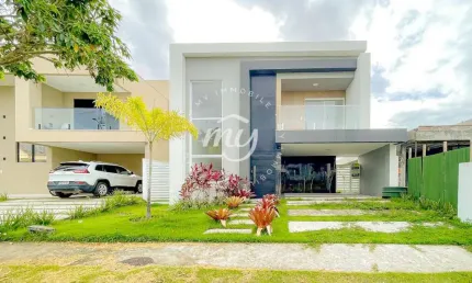 Camaçari| Terras Alphaville| Casa Duplex Nascente| Alto Padrão 222m²| 4 Dormitórios| 4 Vagas